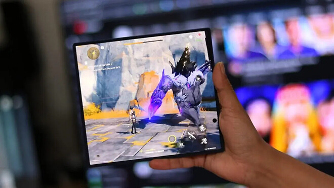 One UI 9에서 갤럭시 Z 와이드 폴드의 실제 화면비 포착