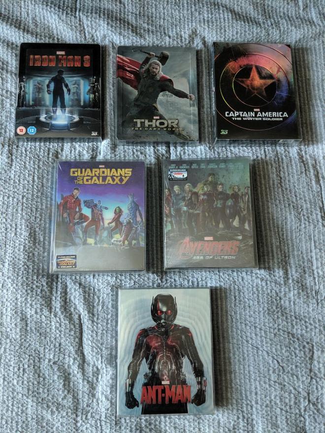 (데이터주의)※초스압 마블 MCU 스틸북 잡탕모음입니다