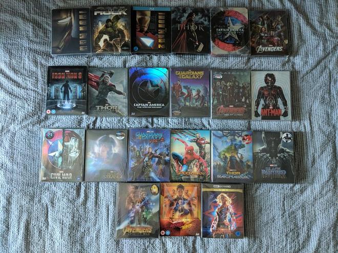 (데이터주의)※초스압 마블 MCU 스틸북 잡탕모음입니다